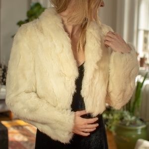 Vintage Rabbit fur jacket